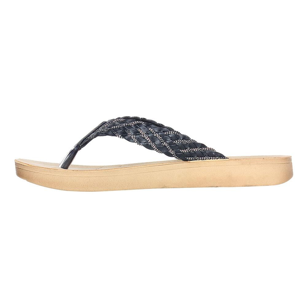Aerowalk Women Slipper #MZK8 - BLACK