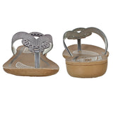 Aerowalk Women Slipper #NB05 - GUN METAL
