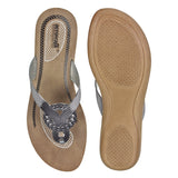 Aerowalk Women Slipper #NB05 - GUN METAL