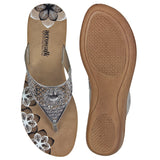Aerowalk Women Slipper #NB06 - GUN METAL
