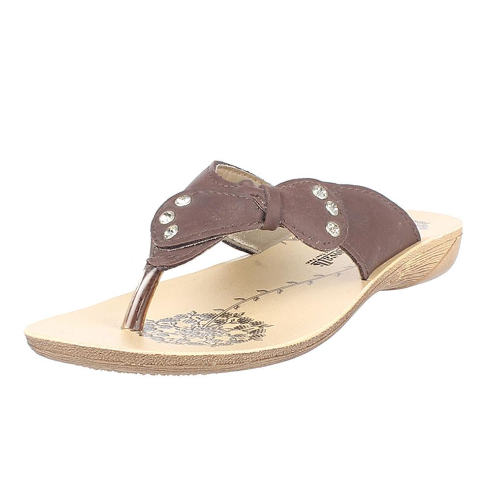 Aerowalk Women Slipper #NB20 - BROWN