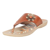 Aerowalk Women Slipper #NB37 - TAN