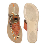 Aerowalk Women Slipper #NB37 - TAN