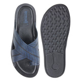 Aerowalk Men Slipper #NV23 - BLUE & BLACK