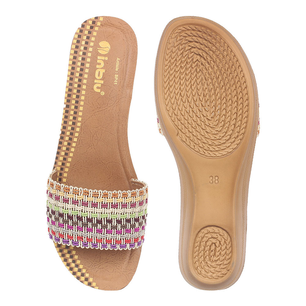 Inblu Women Slipper #SP41 - MULTI