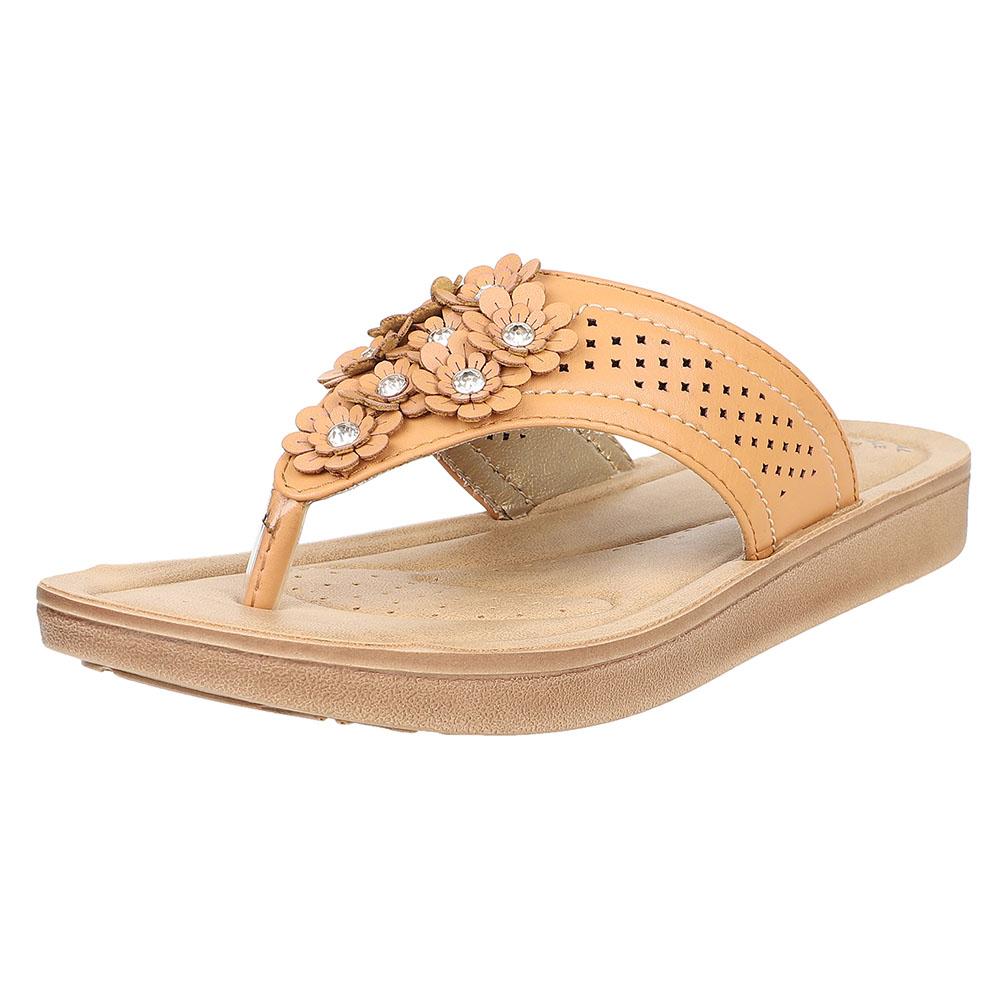 AEROWALK Women Slipper #ZM20 - CAMEL