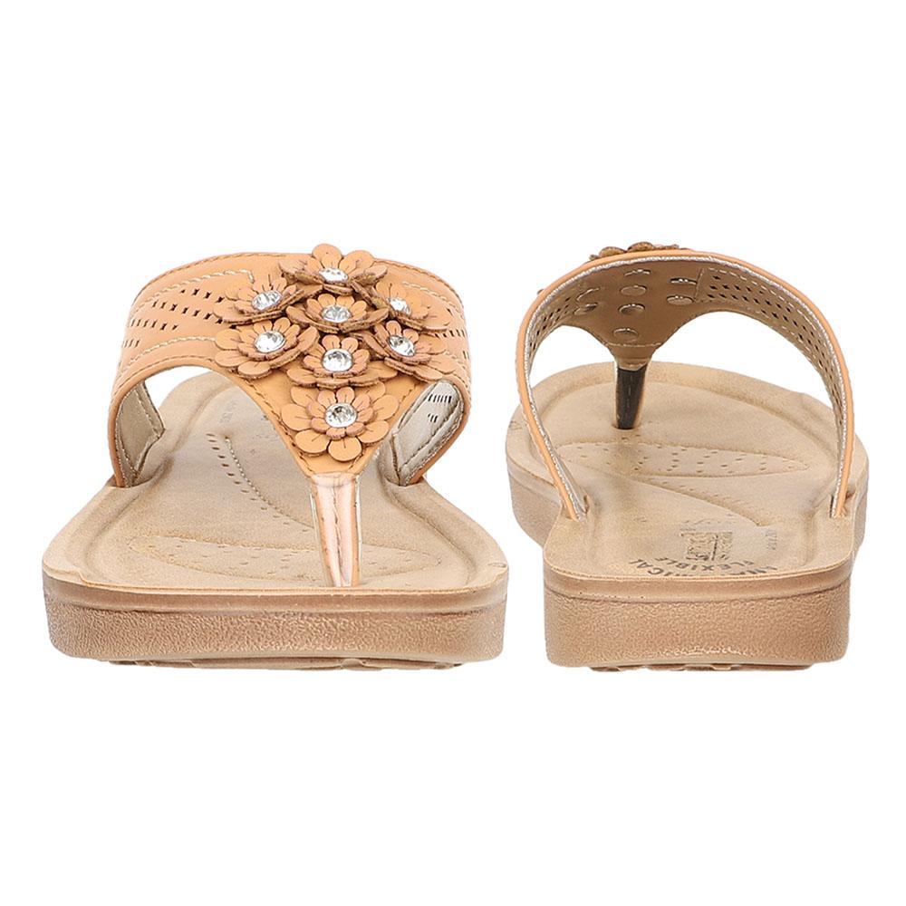 AEROWALK Women Slipper #ZM20 - CAMEL